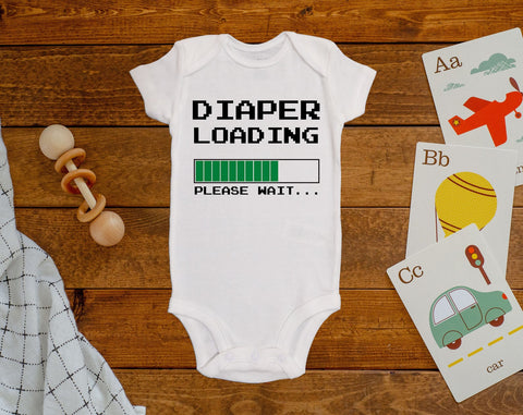 Diaper Loading Onesie©/Bodysuit